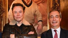 Musk says Farage ‘doesn’t have what it takes’ to be Reform UK leader