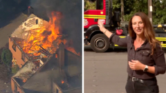 Watch: ‘Carnage’ in Stourbridge as houses destroyed by fire